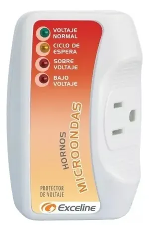 Protector de Voltaje Exceline para Microondas 36 L 1500 Watts Hasta 1.3 Pies Cúbicos 120V